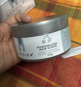 Hair scrub(coconut,charcoals,teaTree,plant keratin