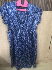 Blue Paisley Night Dress