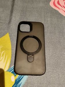 Premium Sleek Black Translucent Iphone 15 Cover Wi