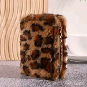 Leopard Print Fluffy Wallet 🦁