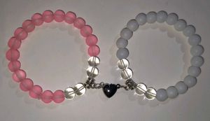 FREE SHIPPING...Magnetic Heart Couple Bracelets