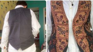 Vintage Unisex Authentic Floral Waistcoat