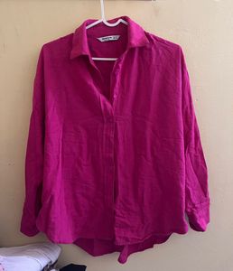 Pink Button-Down Shirt