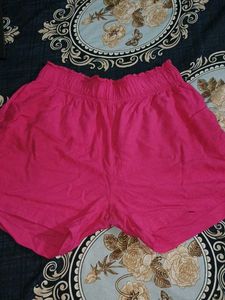 Pink Casual Shorts For Women