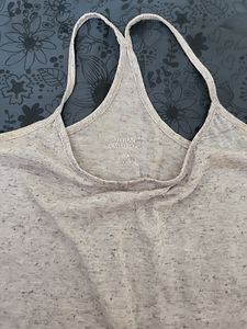 Grey Spaghetti Top
