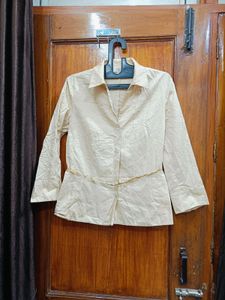 Elegant Beige Blazer