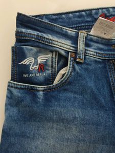 Replay Distressed Denim Jeans