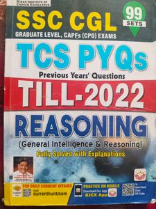 SSC CGL Reasoning Book 📚📚📚