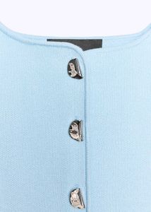 ZARA PLAIN KNIT CORSET TOP