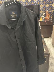 Classic Black Button-Down Shirt