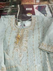 Elegant Embroidered Pakistani Suit