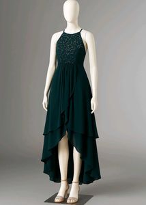 Elegant Teal Maxi Dress