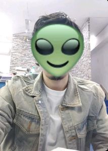 Faded Design Light Blue Denim Jacket