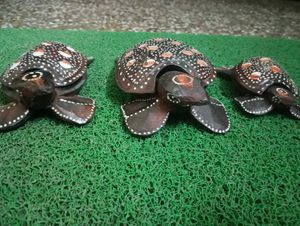 Pure Wooden Home Decor Turtle