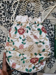 🌷SET🌷Embroidered Handmade Ethnic Handbags👜