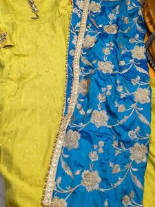 Ethic gown With Dupatta