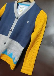 Multi Color Winter Sweater For 4- 5 Year Boy
