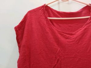 Cherry Red short sleeve tee