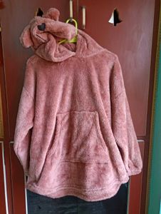 Pink Fur Hoodie