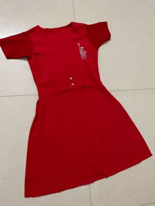 Red Beautiful Top