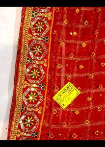 Red &amp; Gold  Sari