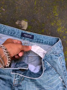 blue baggy denim