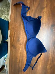 Gently Used 40 B-Cup Bras – Navy &amp; Royal blue.