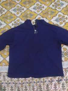 Royal Blue Crop Top