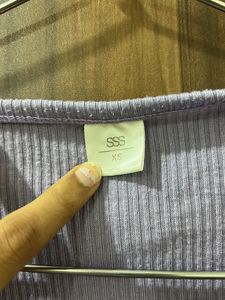Lilac Basic Crop Top