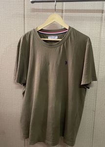 U.S. Polo Assn. Olive Tee