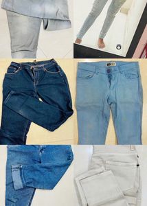 Set Of 4 Jeans And 2 3/4ths (total 6)