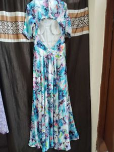 Watercolor Floral Maxi Dress