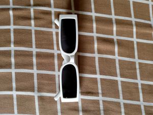 White Futuristic Sunglasses