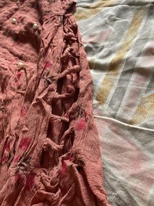 Floral Top with Pearl Detail