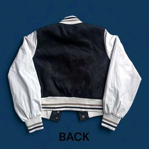 Darling Girl Varsity Jacket🖤 Classic Black Varsit