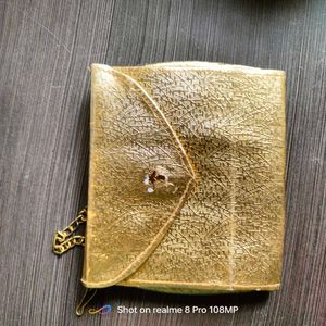 Gold Chain Clutch