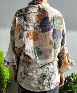 South Korean Top, Butterfly Sleeve. Loose Fitting.