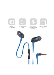 Boats Bassheads  180 Wired Earphones ( Blue )