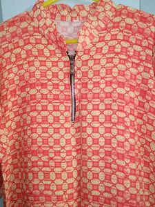 Elegant Printed Kurta For Baby Girl.