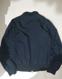 black bomber jacket