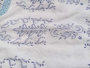 White Printed Maxi Dress