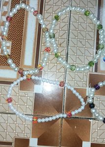 Pearl Initial Phone Charms