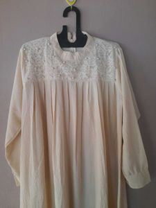 Elegant Cream Dress(bust 40-42)
