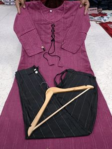 Women Kurti With Trouser Set