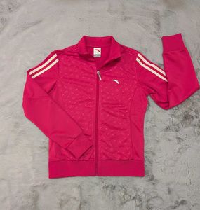 ANTA *Keep moving* Track Jacket -Hot Pink