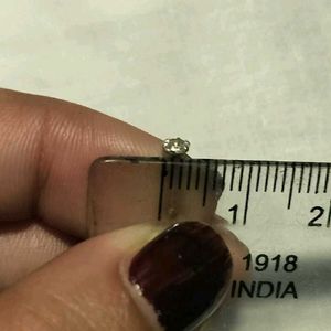 Zirconia 925 Sterling Silver Nosepins BLACK