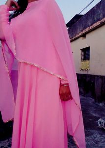 Pretty Pink Anarkali Suit