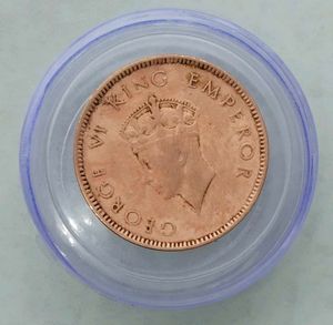 1939 India Quarter Anna Coin