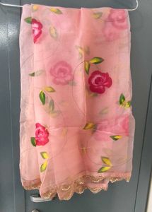 Peach Hand Painted Suit Set