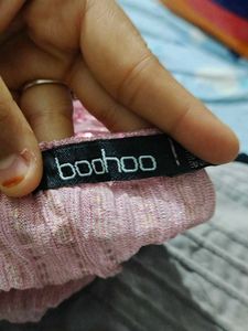 PARTY WEAR SEQUENCE CROP TOP